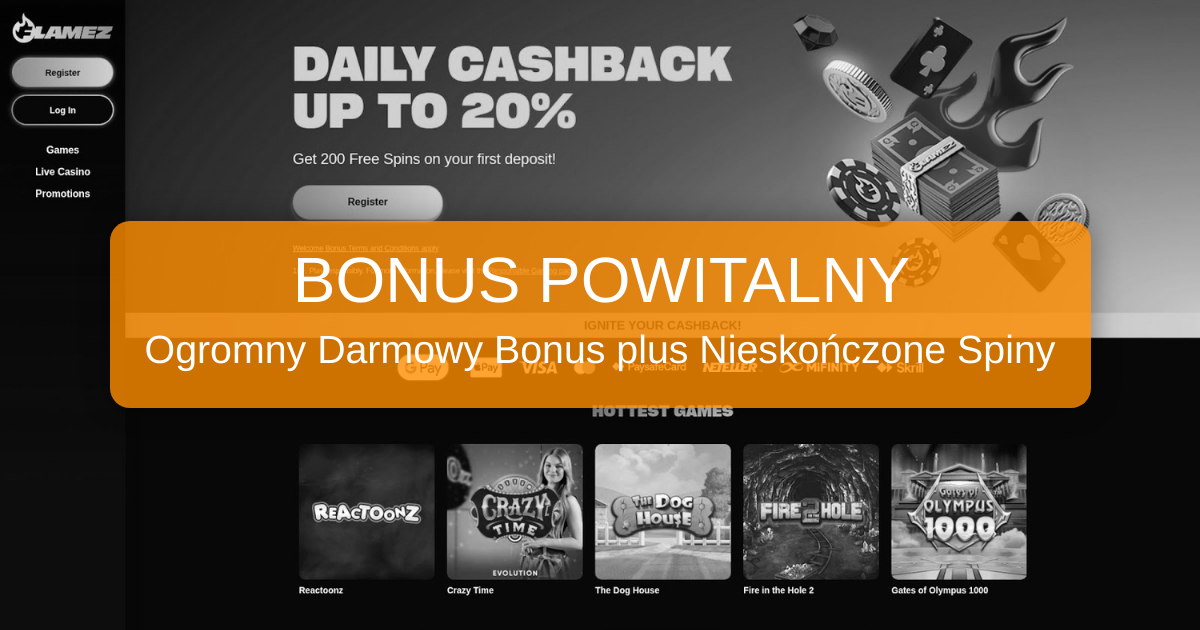 Flamez Casino welcome bonus